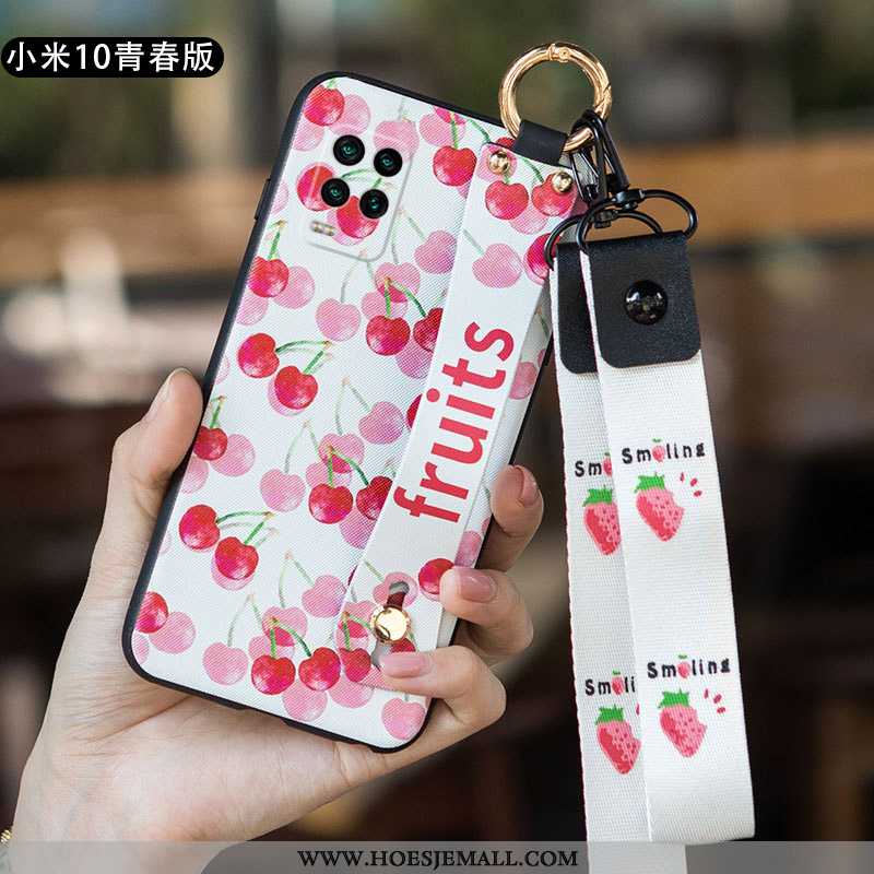 Hoes Xiaomi Mi 10 Lite Schrobben Persoonlijk Dun Jeugd Scheppend All Inclusive Net Red Roze