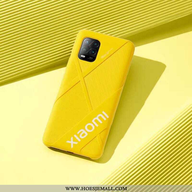Hoes Xiaomi Mi 10 Lite Bescherming Mobiele Telefoon Geel Mini Slijtvast Kwaliteit Jeugd