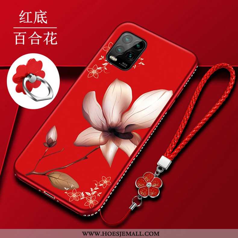 Hoesje Xiaomi Mi 10 Lite Trend Super Hoes Zacht Nieuw Anti-fall Siliconen Rood