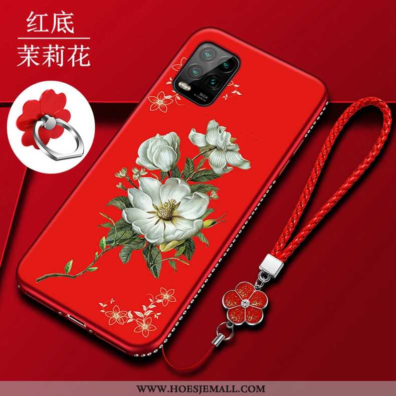 Hoesje Xiaomi Mi 10 Lite Trend Super Hoes Zacht Nieuw Anti-fall Siliconen Rood