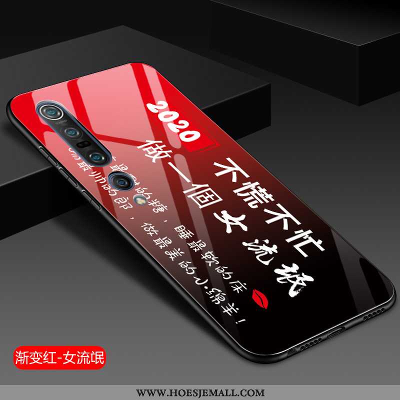 Hoesje Xiaomi Mi 10 Pro Siliconen Bescherming Glas Mobiele Telefoon Anti-fall All Inclusive Super Zw