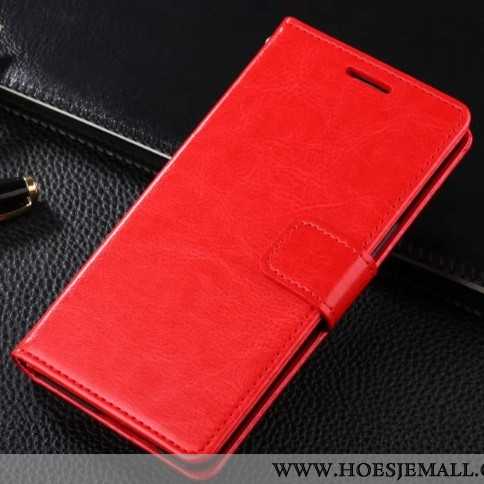 Hoes Xiaomi Mi 10 Pro Zacht Siliconen Mobiele Telefoon Folio Mini Leren Hoesje Bruin