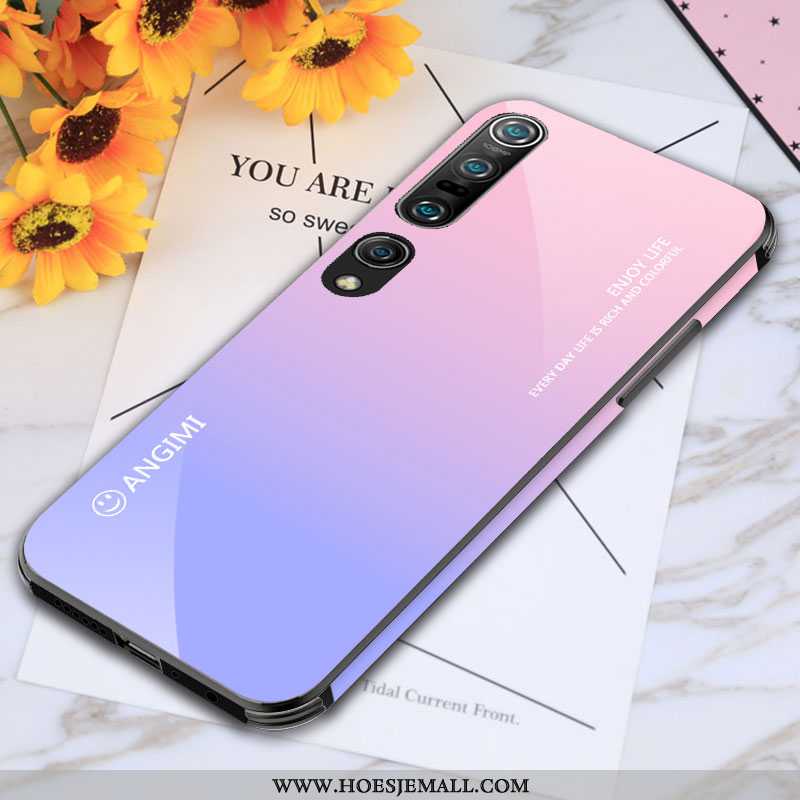 Hoesje Xiaomi Mi 10 Pro Dun Siliconen Mini Tempereren Mobiele Telefoon Nieuw High End Blauwe