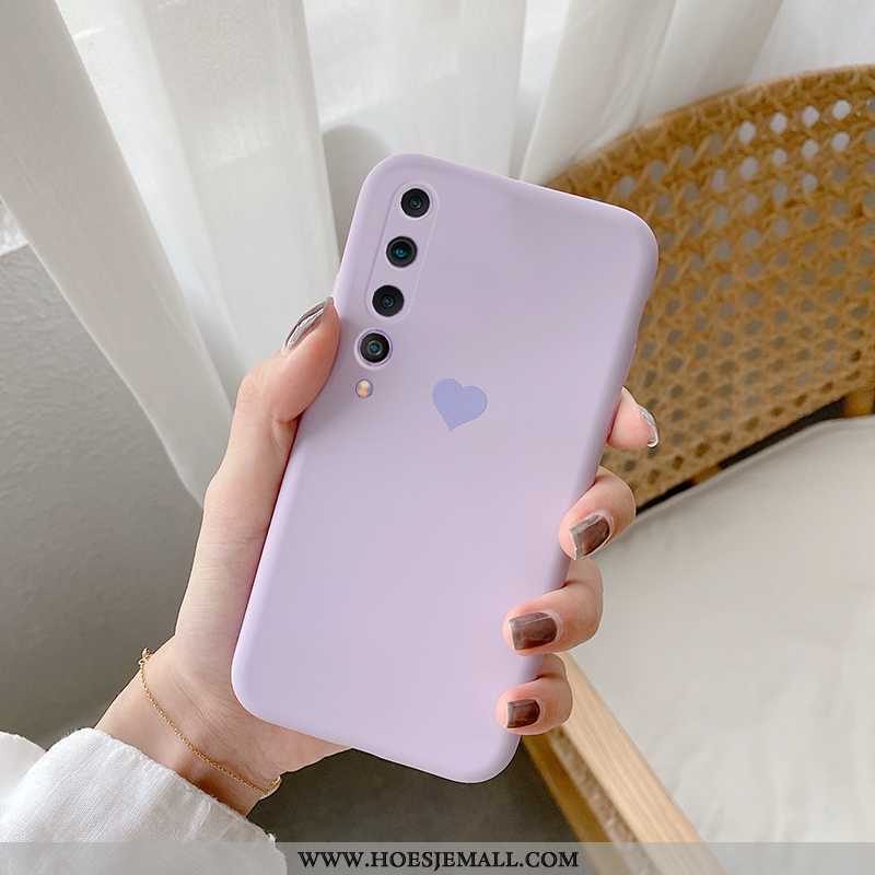 Hoesje Xiaomi Mi 10 Trend Dun Zacht Mini All Inclusive Eenvoudige Hoes Purper