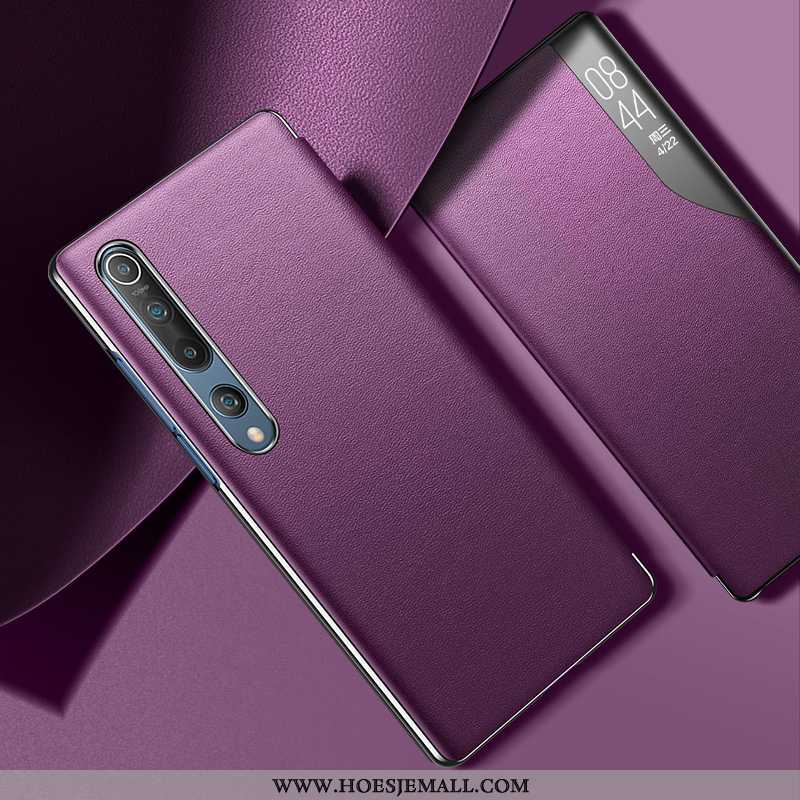 Hoesje Xiaomi Mi 10 Dun Bescherming Anti-fall High End Scheppend Persoonlijk Purper