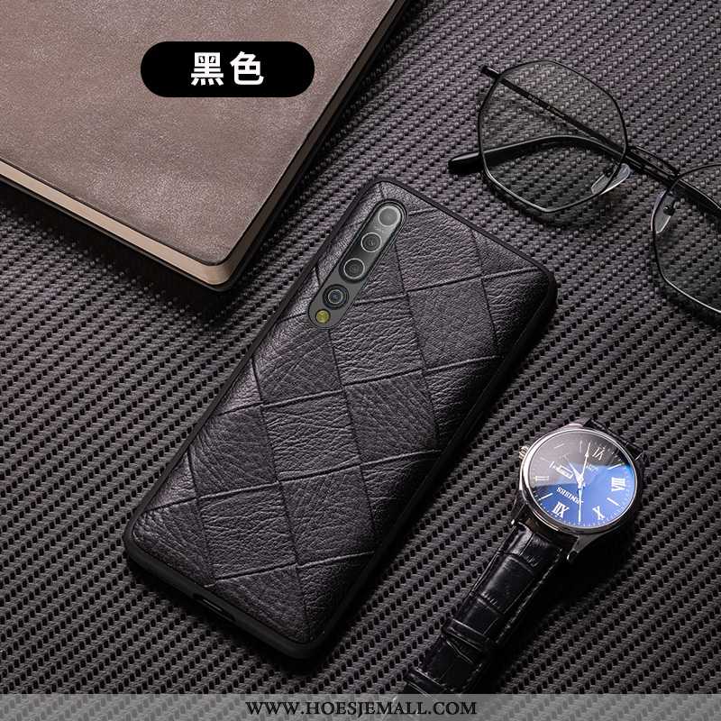 Hoes Xiaomi Mi 10 Persoonlijk Scheppend Anti-fall Mini High End Hard Dun Bruin