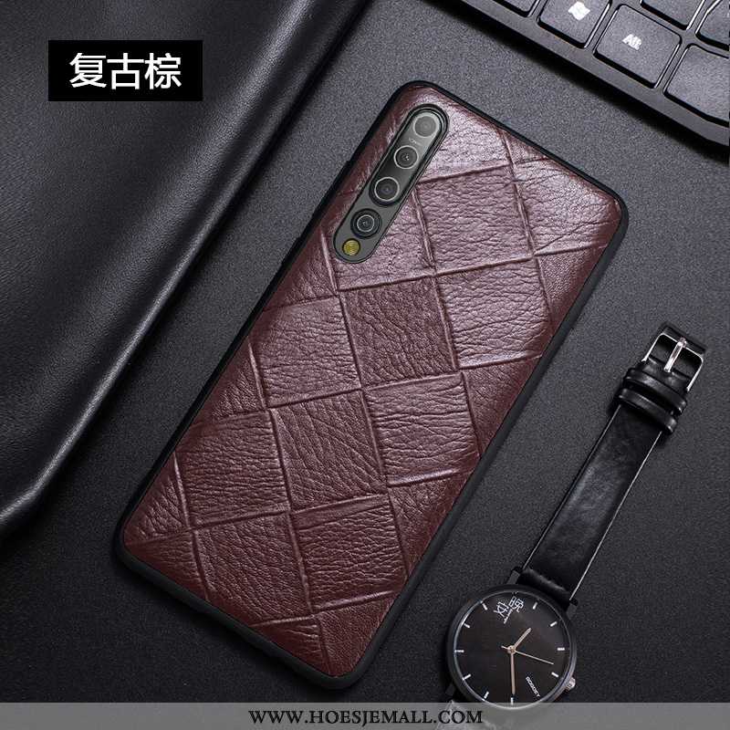 Hoes Xiaomi Mi 10 Persoonlijk Scheppend Anti-fall Mini High End Hard Dun Bruin