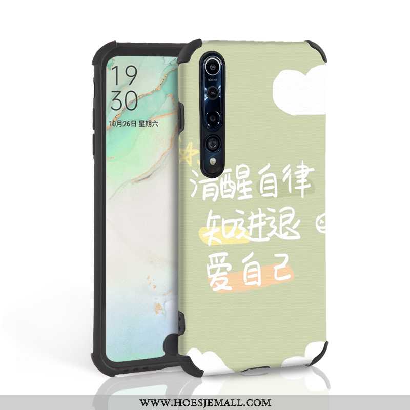 Hoes Xiaomi Mi 10 Trend Super Mini Hoesje Anti-fall Groen