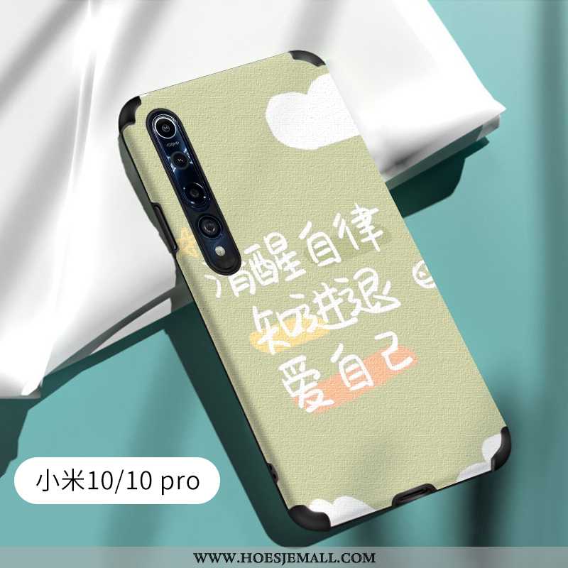 Hoes Xiaomi Mi 10 Trend Super Mini Hoesje Anti-fall Groen