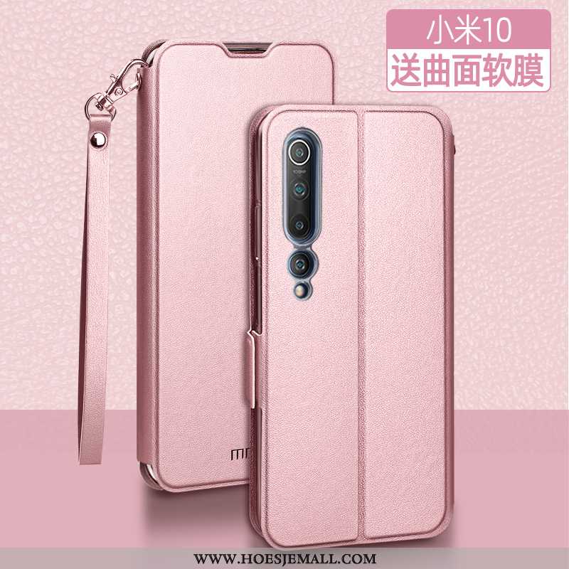 Hoesje Xiaomi Mi 10 Persoonlijk Scheppend Clamshell Super Roze Jeugd Trend