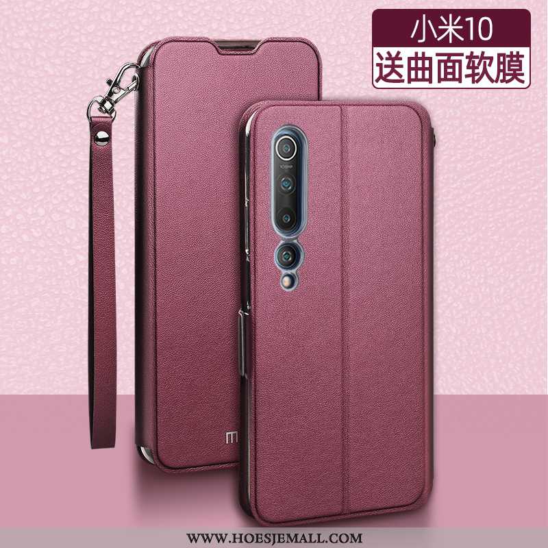 Hoesje Xiaomi Mi 10 Persoonlijk Scheppend Clamshell Super Roze Jeugd Trend