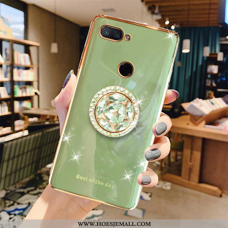 Hoes Xiaomi Mi 8 Lite Patroon Super Hoesje Groen Dun Grijs All Inclusive Turquoise