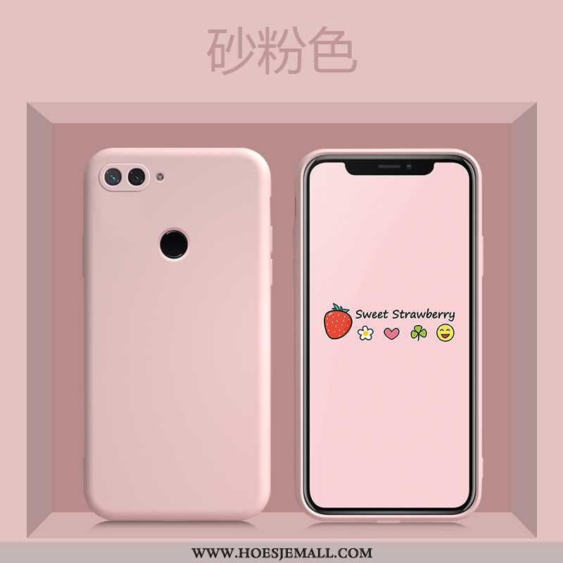 Hoes Xiaomi Mi 8 Lite Trend Zacht Anti-fall Bescherming Hoesje Voelen Jeugd Blauwe