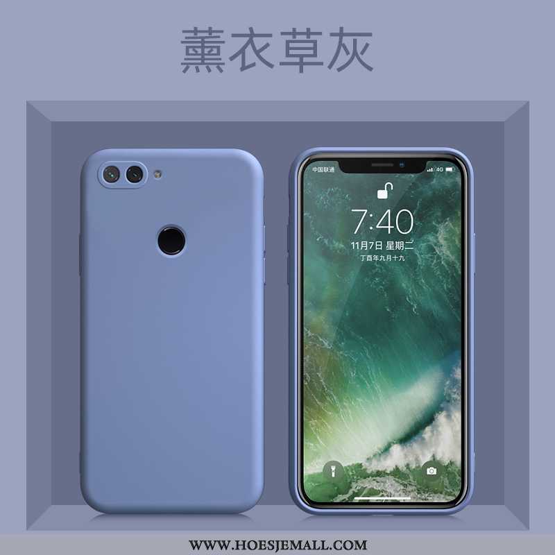 Hoes Xiaomi Mi 8 Lite Trend Zacht Anti-fall Bescherming Hoesje Voelen Jeugd Blauwe