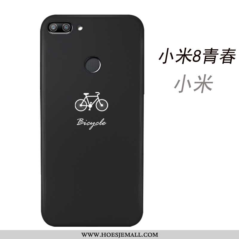 Hoes Xiaomi Mi 8 Lite Schrobben Persoonlijk Jeugd Mini Zwart Mode Zwarte