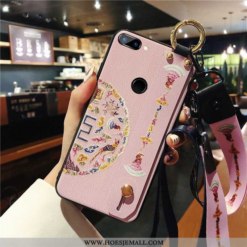 Hoesje Xiaomi Mi 8 Lite Persoonlijk Hanger Paleis Mobiele Telefoon Wind Chinese Stijl Geel