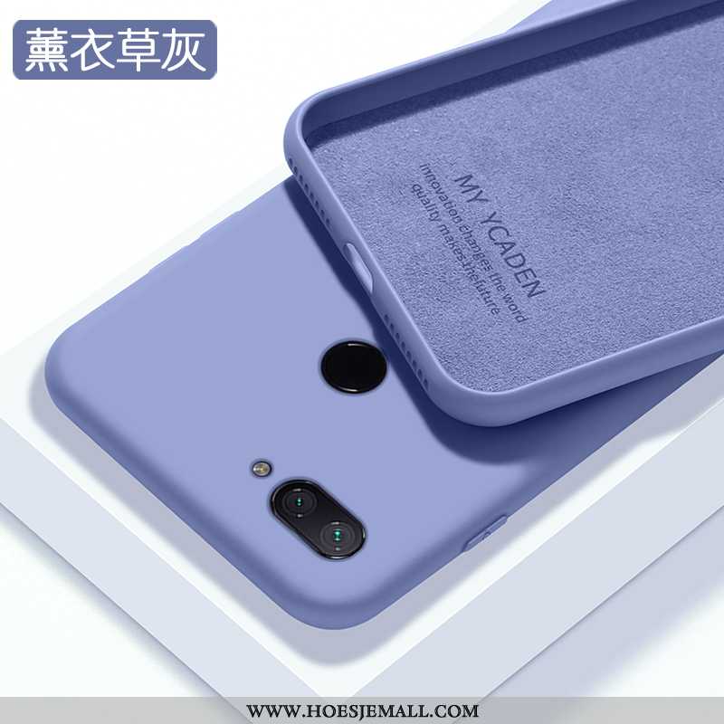 Hoesje Xiaomi Mi 8 Lite Mode Trend Anti-fall Wijnrood Siliconen Mobiele Telefoon Bordeaux