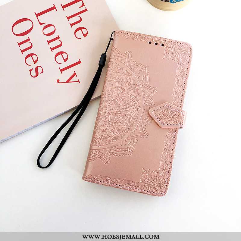 Hoesje Xiaomi Mi 8 Lite Leren All Inclusive Mobiele Telefoon Roze Jeugd Clamshell