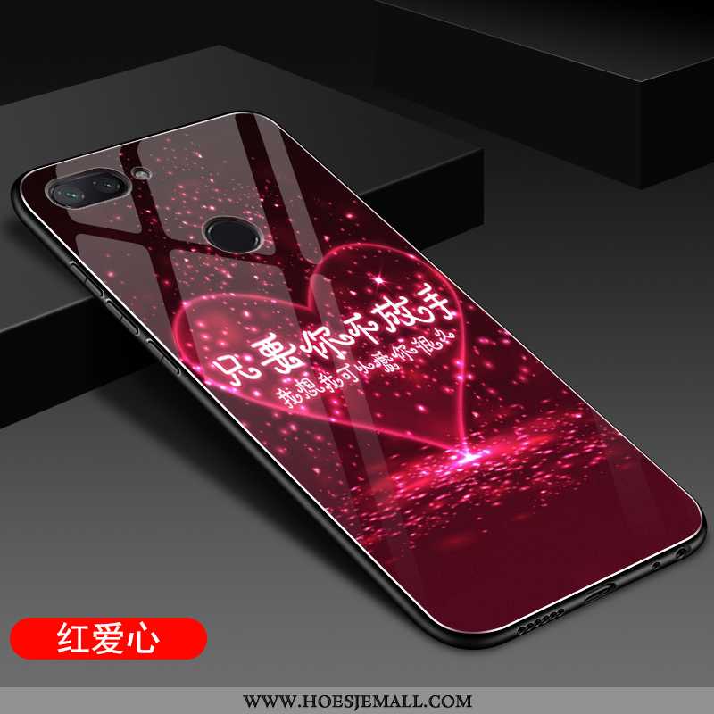 Hoes Xiaomi Mi 8 Lite Trend Zacht Jeugd Schrobben Bescherming Net Red Purper