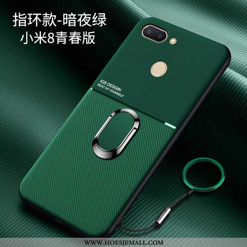 Hoes Xiaomi Mi 8 Lite Bescherming Schrobben Anti-fall Dun Scheppend All Inclusive Super Blauwe