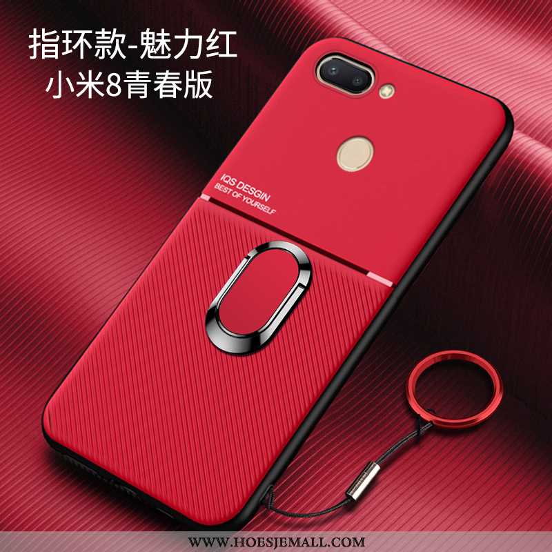 Hoes Xiaomi Mi 8 Lite Bescherming Schrobben Anti-fall Dun Scheppend All Inclusive Super Blauwe