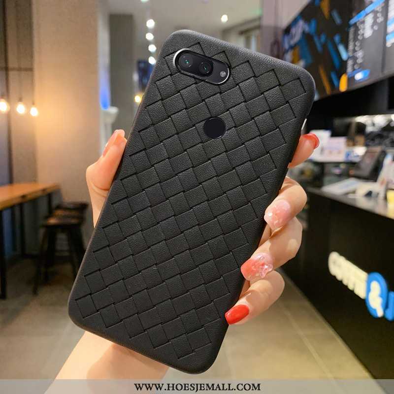 Hoesje Xiaomi Mi 8 Lite Skärmskydd Scheppend Rood Mobiele Telefoon Ademend Zacht Patroon