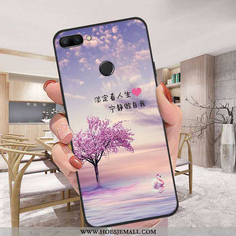 Hoes Xiaomi Mi 8 Lite Mode Schrobben Hanger Jeugd Wit Bescherming Hoesje Witte