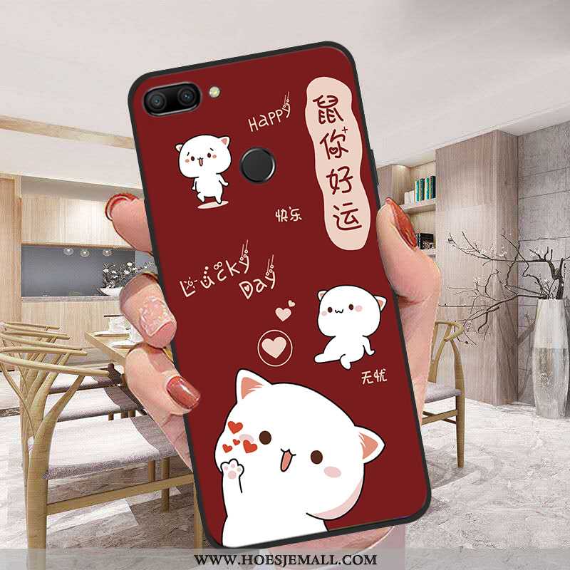 Hoes Xiaomi Mi 8 Lite Mode Schrobben Hanger Jeugd Wit Bescherming Hoesje Witte