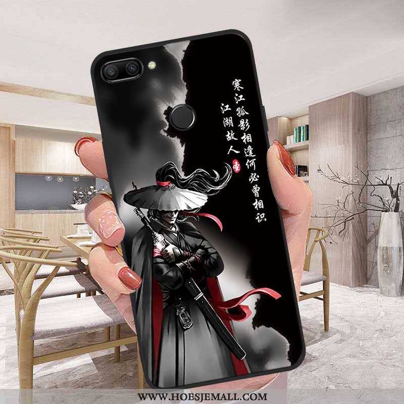 Hoes Xiaomi Mi 8 Lite Mode Schrobben Hanger Jeugd Wit Bescherming Hoesje Witte