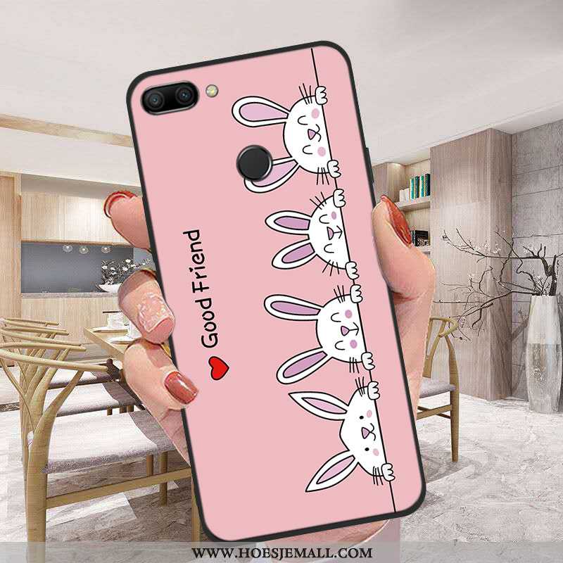 Hoes Xiaomi Mi 8 Lite Mode Schrobben Hanger Jeugd Wit Bescherming Hoesje Witte