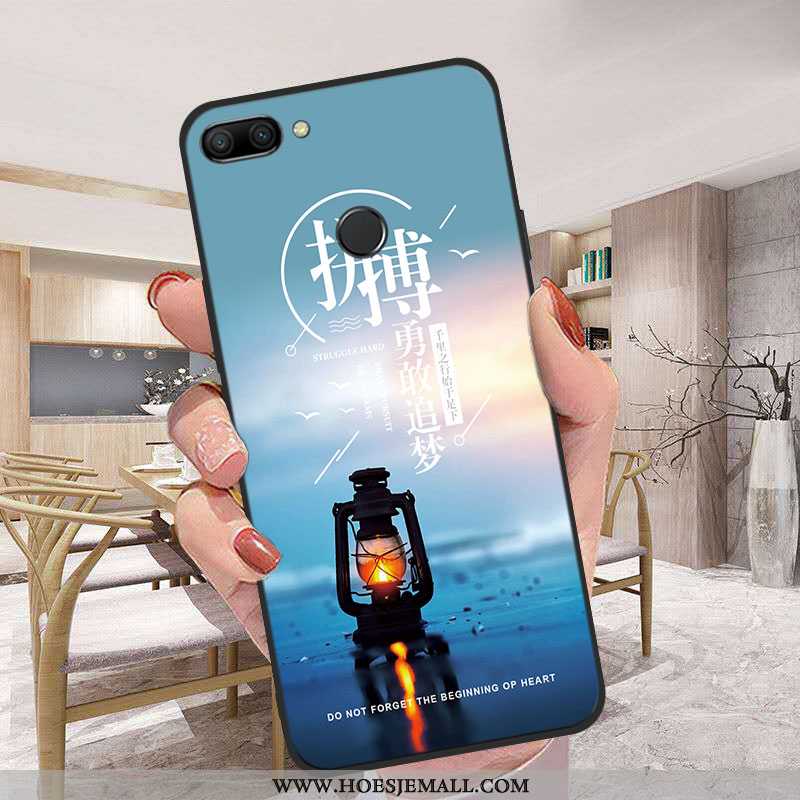 Hoes Xiaomi Mi 8 Lite Mode Schrobben Hanger Jeugd Wit Bescherming Hoesje Witte