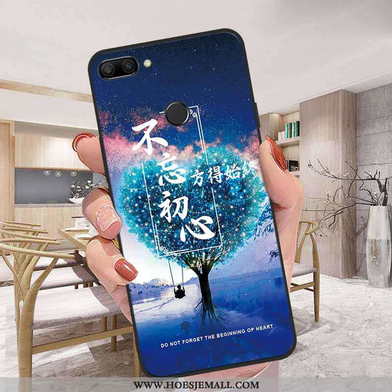 Hoes Xiaomi Mi 8 Lite Mode Schrobben Hanger Jeugd Wit Bescherming Hoesje Witte