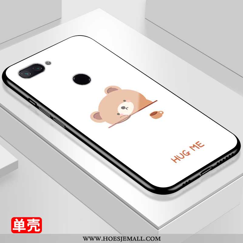 Hoes Xiaomi Mi 8 Lite Bescherming Spotprent Mini All Inclusive Hoesje Anti-fall Roze