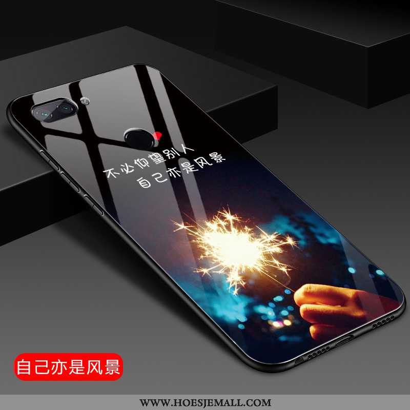 Hoes Xiaomi Mi 8 Lite Zacht Siliconen Roze Hoesje Bescherming Hard