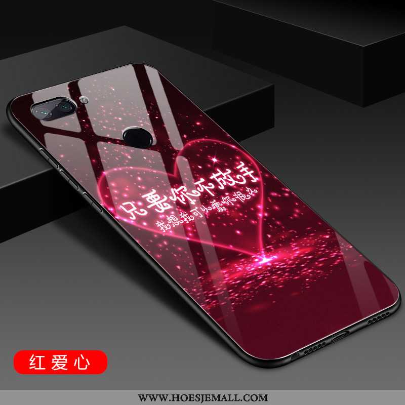 Hoes Xiaomi Mi 8 Lite Zacht Siliconen Roze Hoesje Bescherming Hard