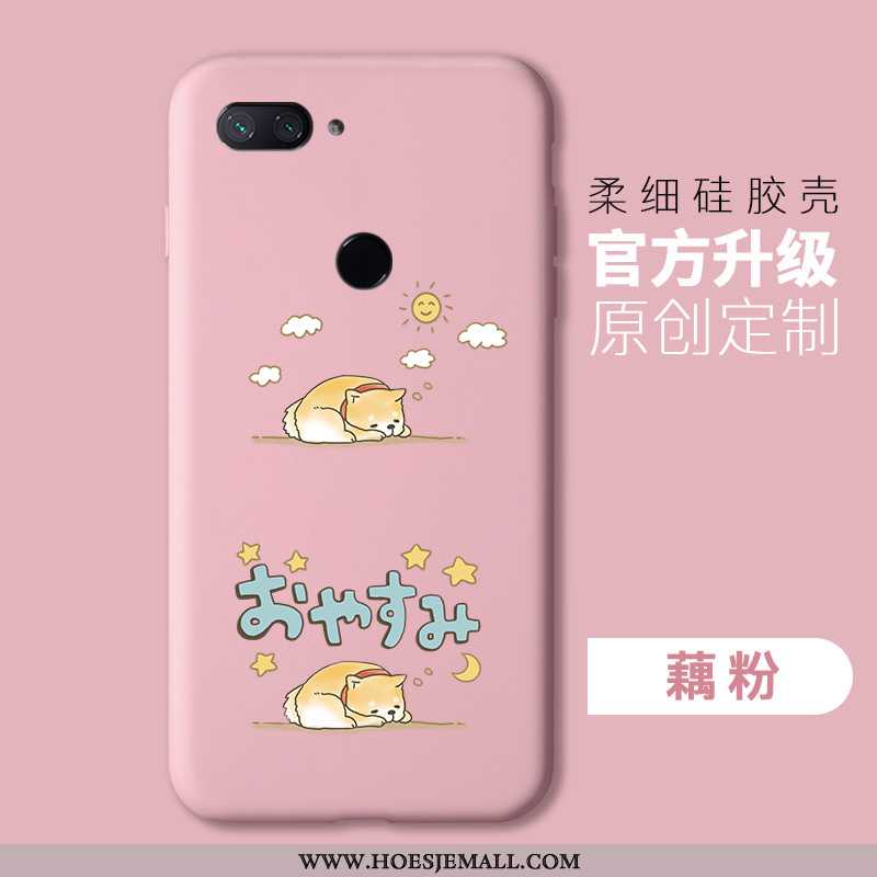 Hoes Xiaomi Mi 8 Lite Persoonlijk Trend Mini Anti-fall Mobiele Telefoon Licht Roze