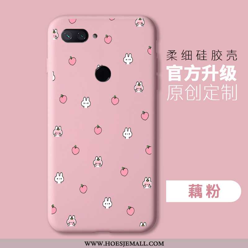 Hoes Xiaomi Mi 8 Lite Persoonlijk Trend Mini Anti-fall Mobiele Telefoon Licht Roze