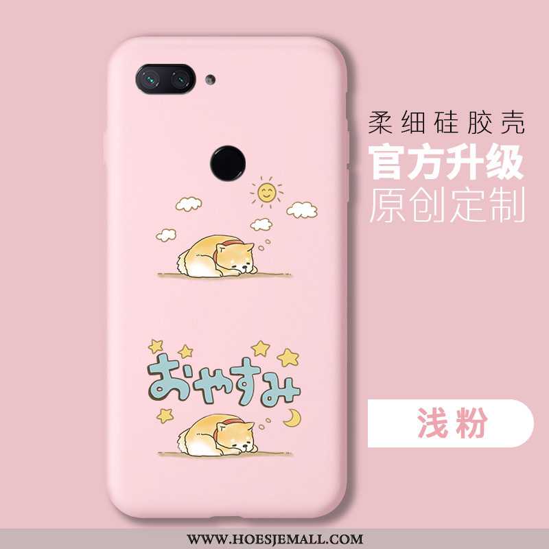 Hoes Xiaomi Mi 8 Lite Persoonlijk Trend Mini Anti-fall Mobiele Telefoon Licht Roze