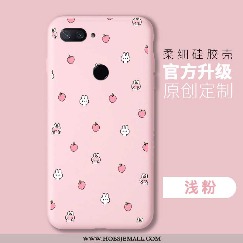 Hoes Xiaomi Mi 8 Lite Persoonlijk Trend Mini Anti-fall Mobiele Telefoon Licht Roze