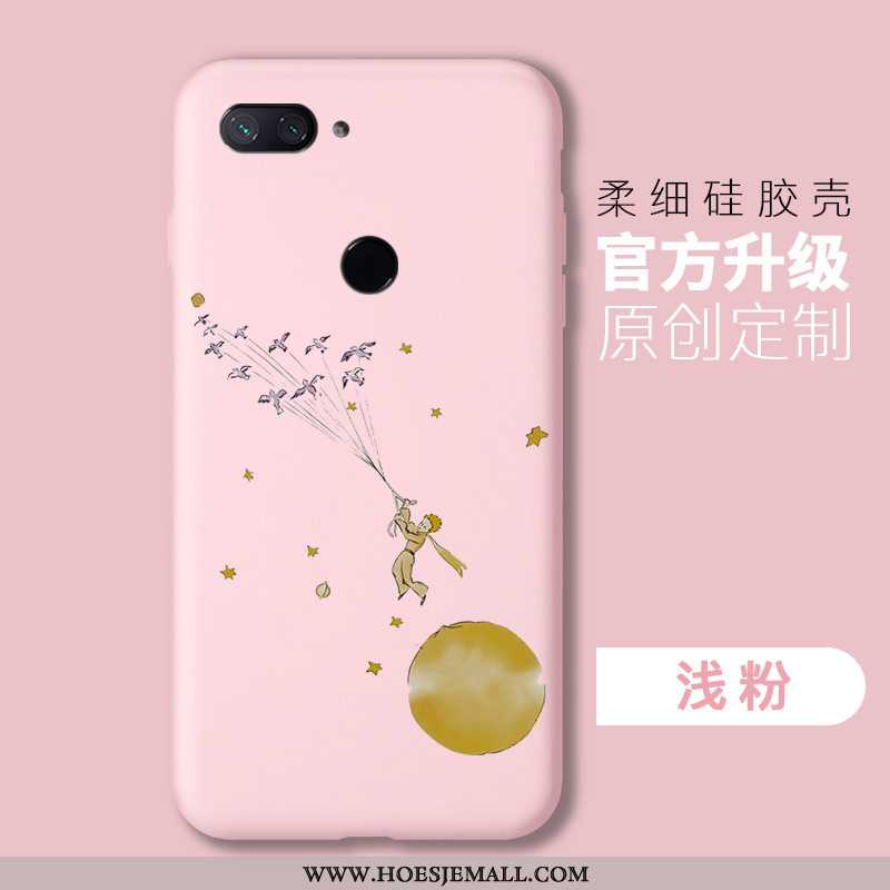 Hoes Xiaomi Mi 8 Lite Persoonlijk Trend Mini Anti-fall Mobiele Telefoon Licht Roze