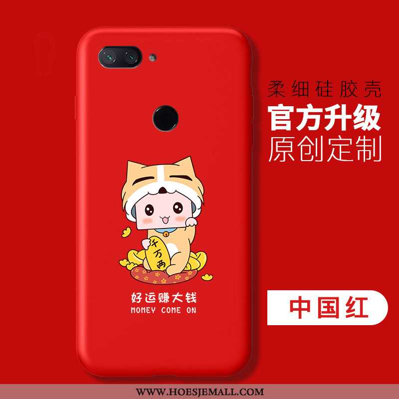 Hoes Xiaomi Mi 8 Lite Persoonlijk Trend Mini Anti-fall Mobiele Telefoon Licht Roze