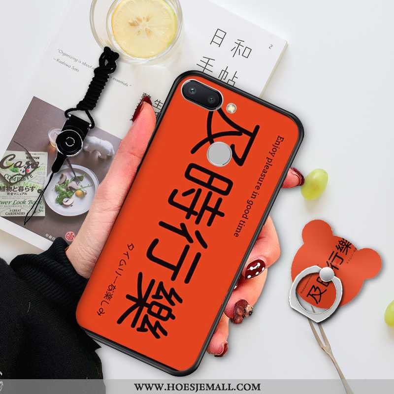 Hoesje Xiaomi Mi 8 Lite Scheppend Spotprent Siliconen Bescherming All Inclusive Hoes Zacht Groen