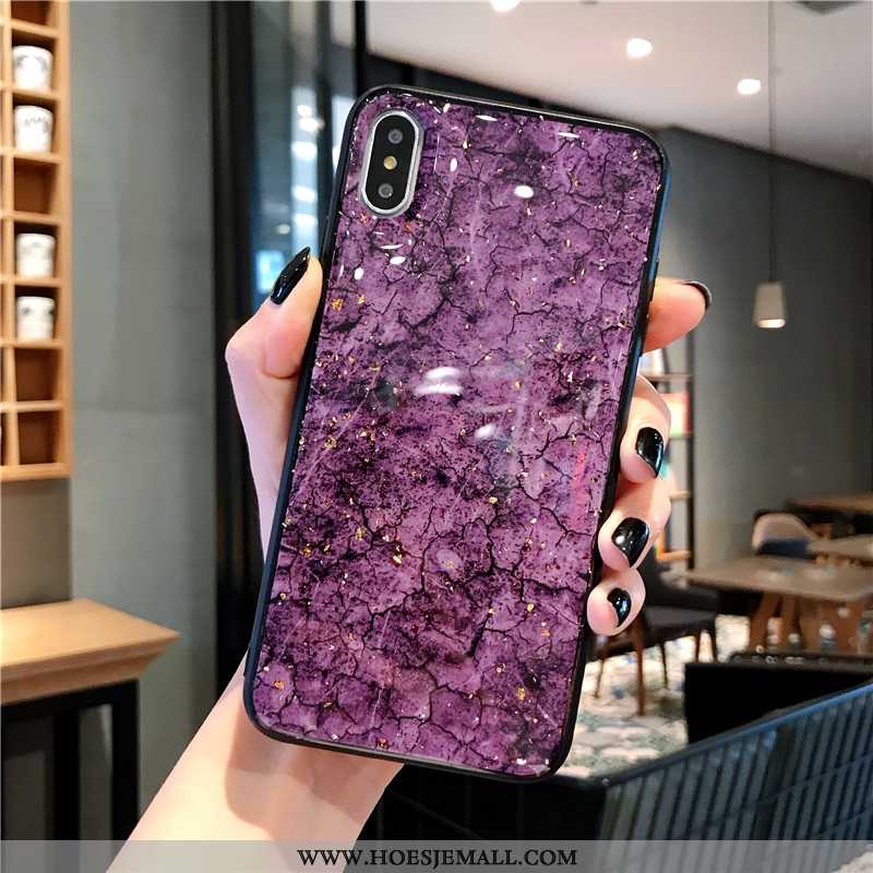 Hoesje Xiaomi Mi 8 Pro Vintage Trend Rood Bescherming Anti-fall Groen Licht