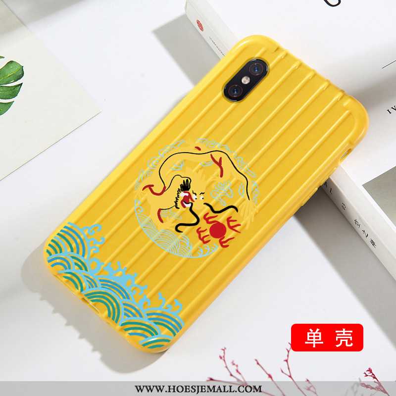 Hoes Xiaomi Mi 8 Pro Mode Patroon Anti-fall Eenvoudige Hoesje Chinese Stijl Mini Groen