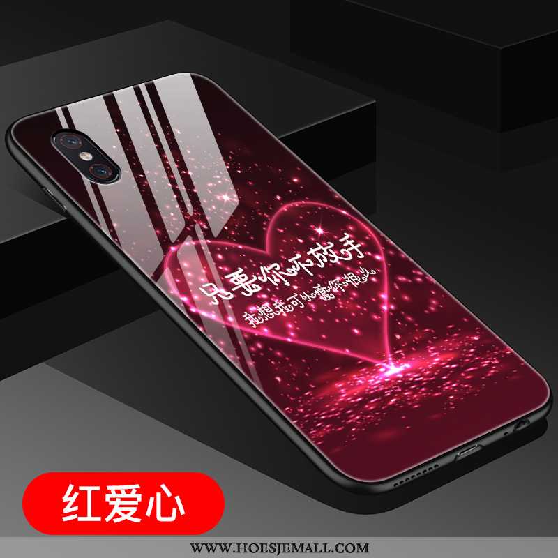 Hoes Xiaomi Mi 8 Pro Mooie Patroon Mini Hoesje Chinese Stijl Blauw Mobiele Telefoon Blauwe