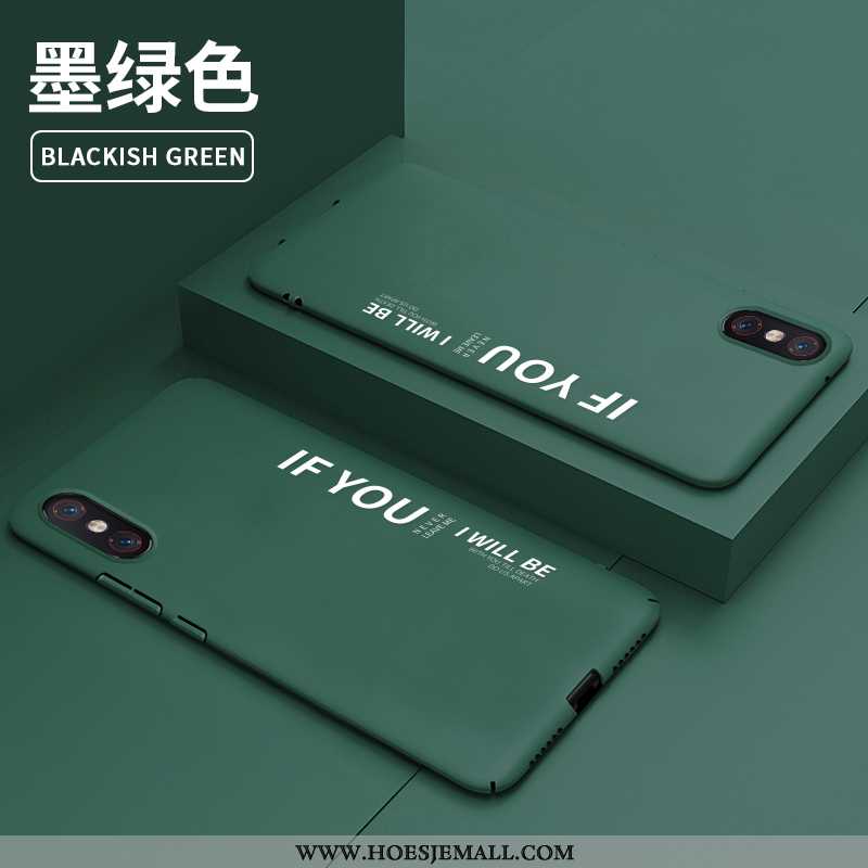 Hoes Xiaomi Mi 8 Pro Super Dun Mobiele Telefoon Persoonlijk Schrobben Patroon Mini Groen