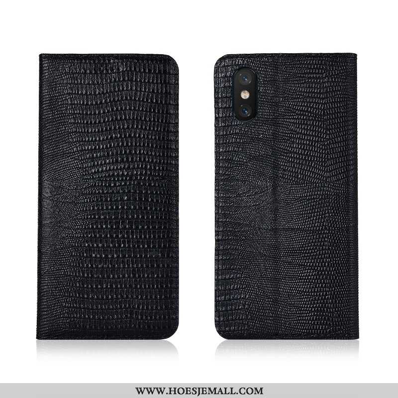 Hoesje Xiaomi Mi 8 Pro Zacht Siliconen All Inclusive Mobiele Telefoon Clamshell Patroon Mini Blauwe