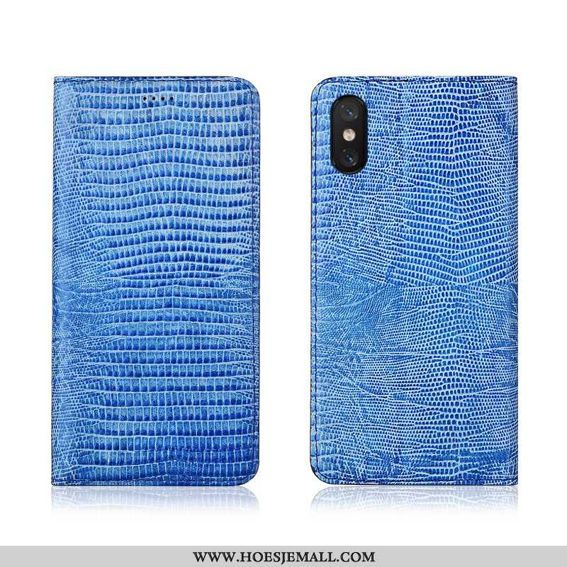 Hoesje Xiaomi Mi 8 Pro Zacht Siliconen All Inclusive Mobiele Telefoon Clamshell Patroon Mini Blauwe