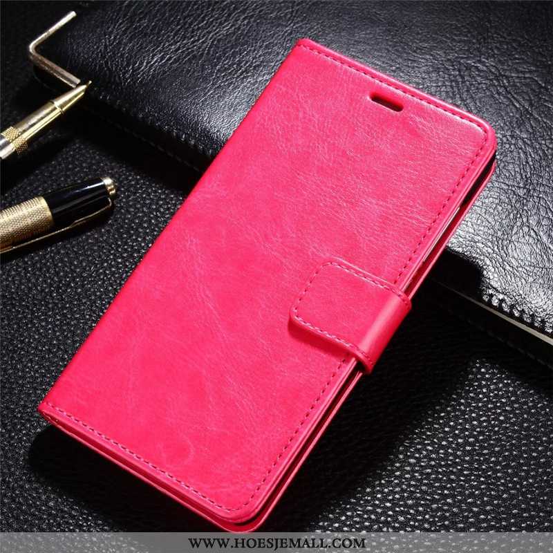 Hoes Xiaomi Mi 8 Pro Leren Hoesje Bescherming Rood Mobiele Telefoon Clamshell Mini Anti-fall Bruin