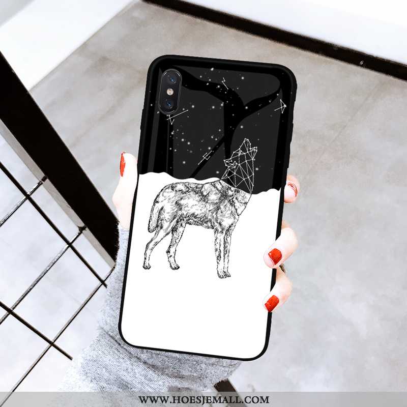 Hoes Xiaomi Mi 8 Pro Super Dun Trend Mobiele Telefoon Patroon Glas Anti-fall Zwarte